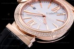 Bvlgari LVCEA Series RG/LE Wht/Blk Diams BVF Automatic 