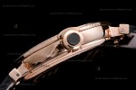 Bvlgari LVCEA Series RG/LE Wht/Blk Diams BVF Automatic 