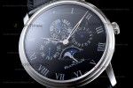 Blancpain Villeret SS/LE Blk/Blk Sapphire ZBF Automatic 6659-3431-55B