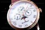 Blancpain Villeret RG/LE Wht/Bro Sapphire ZBF Automatic 6659-3631-58B