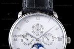 Blancpain Villeret SS/LE Wht/Blk Sapphire ZBF Automatic 6057-1542-55B