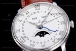Blancpain Villeret SS/LE Wht/BroSapphire OMF Automatic 6654A-1127-55B