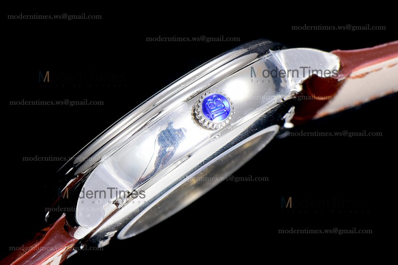 Blancpain Villeret SS/LE Wht/BroSapphire OMF Automatic 6654A-1127-55B