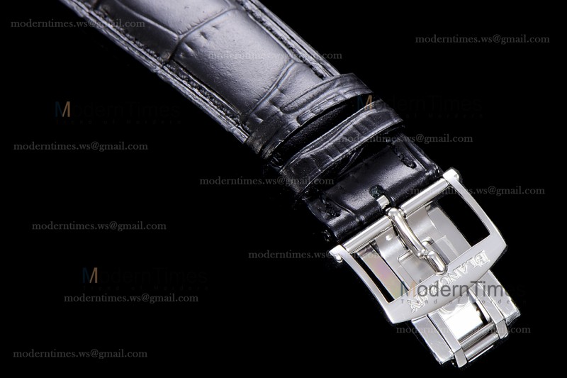 Blancpain Villeret SS/LE Wht/Blk Sapphire OMF Automatic 6654A-1127-55B