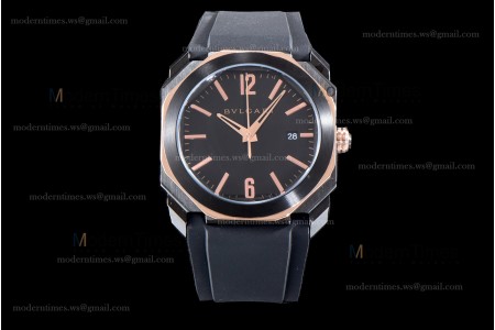 Bvlgari OCTO Series RG/RU Quartz WMJ 102581 BGO41BBSVD