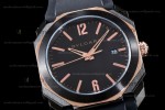 Bvlgari OCTO Series RG/RU Quartz WMJ 102581 BGO41BBSVD