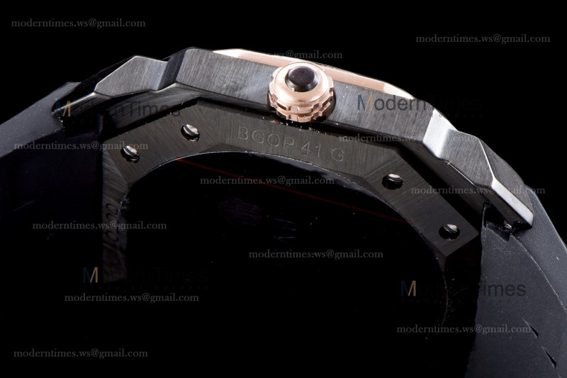 Bvlgari OCTO Series RG/RU Quartz WMJ 102581 BGO41BBSVD