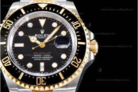 Rolex Sea Dweller Series SS/SS Ceramic YG/SS Ceramic Black ARF Automatic Cal.ASIA2836-2 126603-0001 904L V3