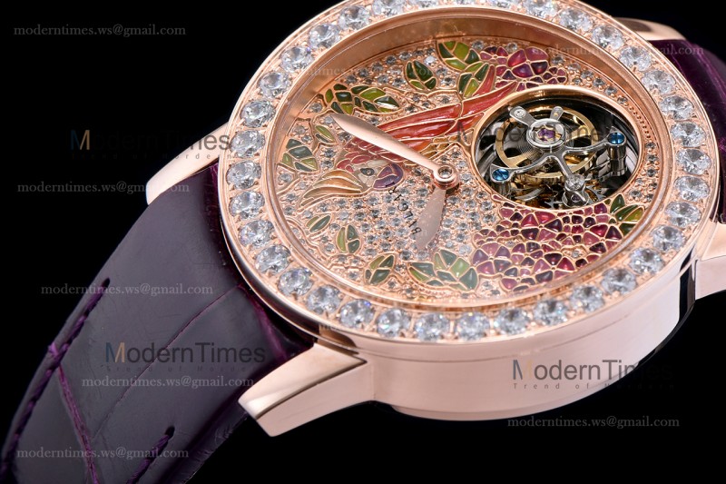 Bvlgari Bvlgari Series RG/LE Diams Red/PP Tourbillon TFF Automatic 102165 BBLP37PDGDLTB