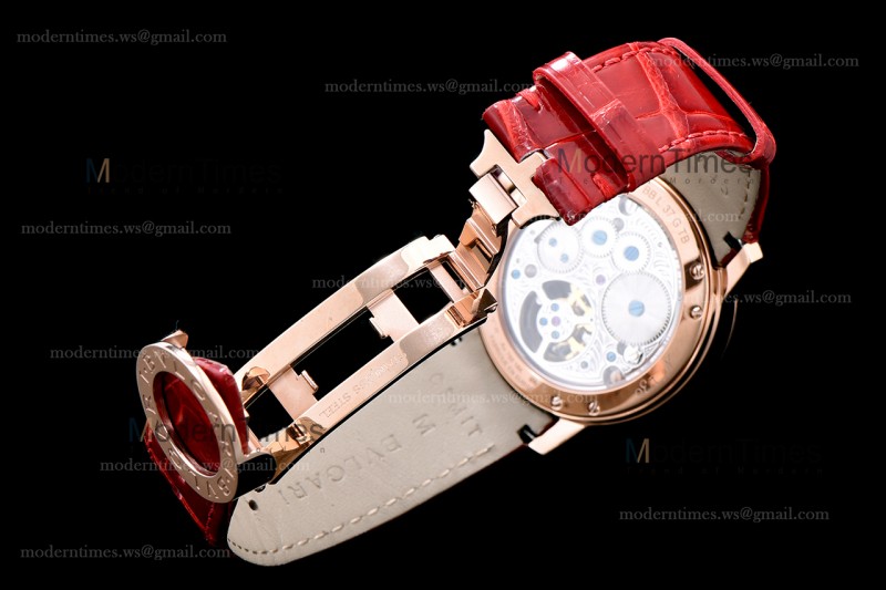 Bvlgari Bvlgari Series RG/LE Diams Red/Red Tourbillon TFF Automatic 102165 BBLP37PDGDLTB