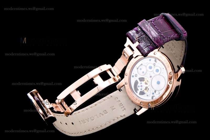 Bvlgari Bvlgari Series RG/LE Diams Red/PP Tourbillon TFF Automatic 102165 BBLP37PDGDLTB