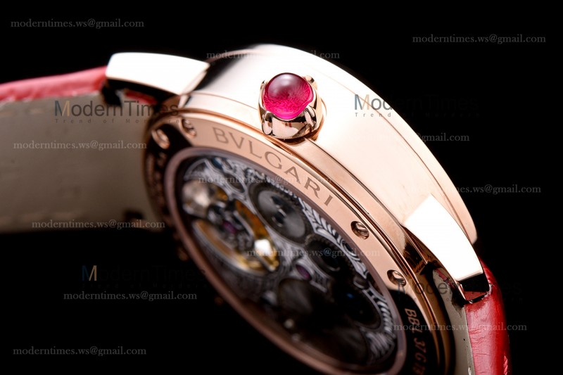 Bvlgari Bvlgari Series RG/LE Diams Red/Red Tourbillon TFF Automatic 102165 BBLP37PDGDLTB
