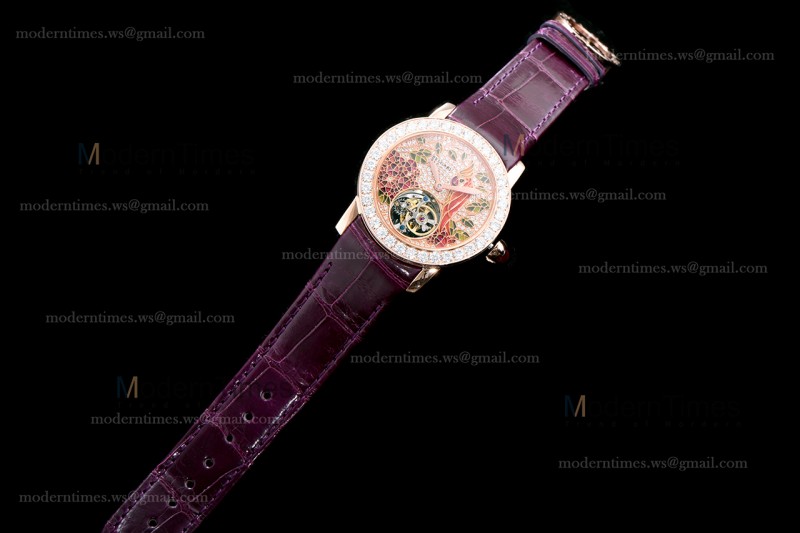 Bvlgari Bvlgari Series RG/LE Diams Red/PP Tourbillon TFF Automatic 102165 BBLP37PDGDLTB