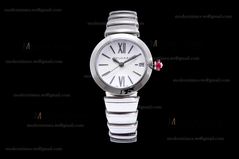 Bvlgari LVCEA Series SS/SS Wht BVF Automatic/Quartz 102195 LU28C6SSD