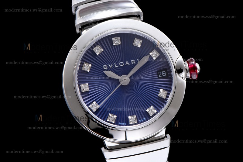 Bvlgari LVCEA Series SS/SS Blu BVF Automatic/Quartz 102199 LU33WSSD/11