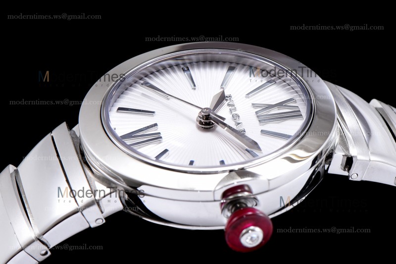 Bvlgari LVCEA Series SS/SS Wht BVF Automatic/Quartz 102195 LU28C6SSD