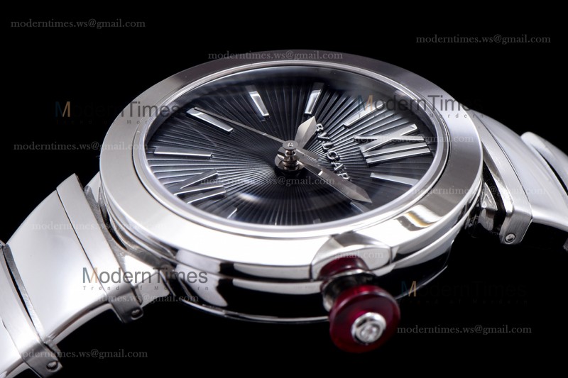 Bvlgari LVCEA Series SS/SS Blk BVF Automatic/Quartz 102195 LU28C6SSD