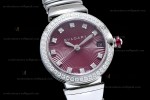 Bvlgari LVCEA Series Diams SS/SS Red BVF Automatic/Quartz 102195 LU28C6SSD