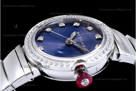Bvlgari LVCEA Series Diams SS/SS Blk BVF Automatic/Quartz 102195 LU28C6SSD