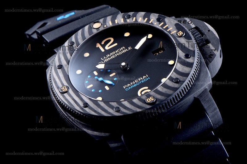 Panerai Luminor 1950 Series CF/RU Blk/Blk VSF Automatic PAM00616