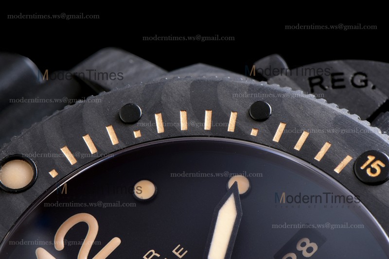 Panerai Luminor 1950 Series CF/RU Blk/Blk VSF Automatic PAM00616