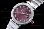 Bvlgari LVCEA Series Diams SS/SS Red BVF Automatic/Quartz 102195 LU28C6SSD
