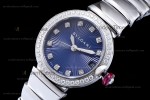 Bvlgari LVCEA Series Diams SS/SS Blk BVF Automatic/Quartz 102195 LU28C6SSD
