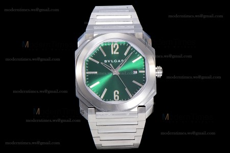 Bvlgari OCTO Series SS/SS Gre BVF Automatic 102031 102105 BGO38C3SSD