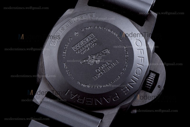 Panerai Luminor 1950 Series CF/RU Blk/Blk VSF Automatic PAM00616