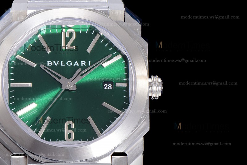 Bvlgari OCTO Series SS/SS Gre BVF Automatic 102031 102105 BGO38C3SSD