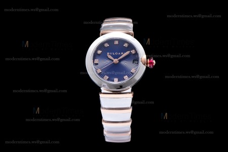 Bvlgari LVCEA Series RG/RG TT Blu BVF Automatic/Quartz 102198 LU33WSPGSPGD/11