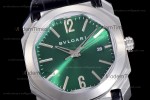 Bvlgari OCTO Series SS/LE Blk/Gre BVF Automatic 102429 BGO38C3SLD