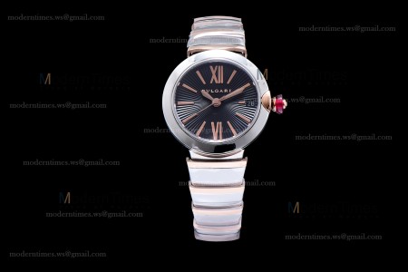 Bvlgari LVCEA Series RG/RG TT Blk BVF Automatic/Quartz 102197 LU33C6SSPGD