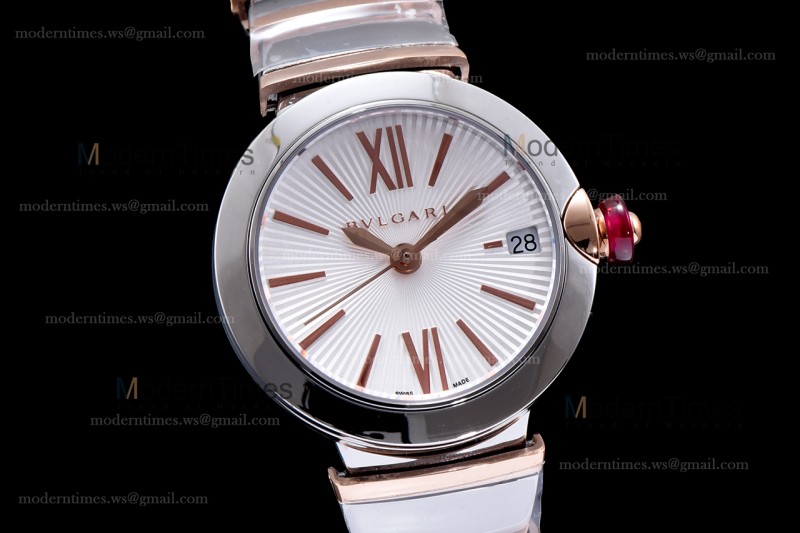 Bvlgari LVCEA Series RG/RG TT Wht BVF Automatic/Quartz 102197 LU33C6SSPGD