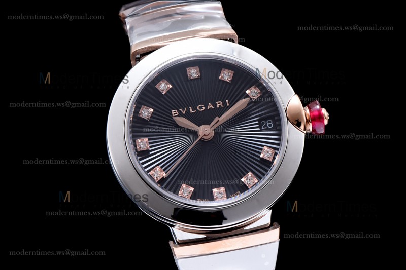 Bvlgari LVCEA Series RG/RG TT Blk BVF Automatic/Quartz 102198 LU33WSPGSPGD/11