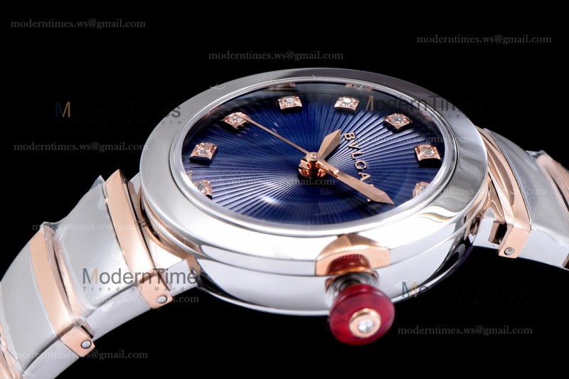 Bvlgari LVCEA Series RG/RG TT Blu BVF Automatic/Quartz 102198 LU33WSPGSPGD/11
