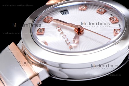 Bvlgari LVCEA Series RG/RG TT Wht BVF Automatic/Quartz 102197 LU33C6SSPGD