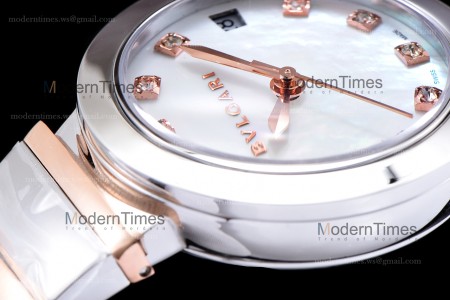 Bvlgari LVCEA Series RG/RG TT Wht BVF Automatic/Quartz 102198 LU33WSPGSPGD/11