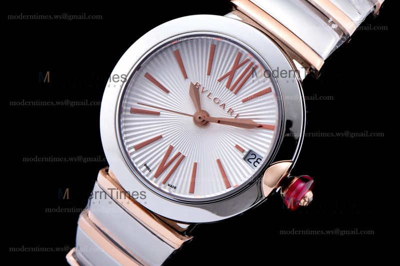 Bvlgari LVCEA Series RG/RG TT Wht BVF Automatic/Quartz 102197 LU33C6SSPGD