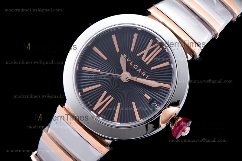 Bvlgari LVCEA Series RG/RG TT Blk BVF Automatic/Quartz 102197 LU33C6SSPGD