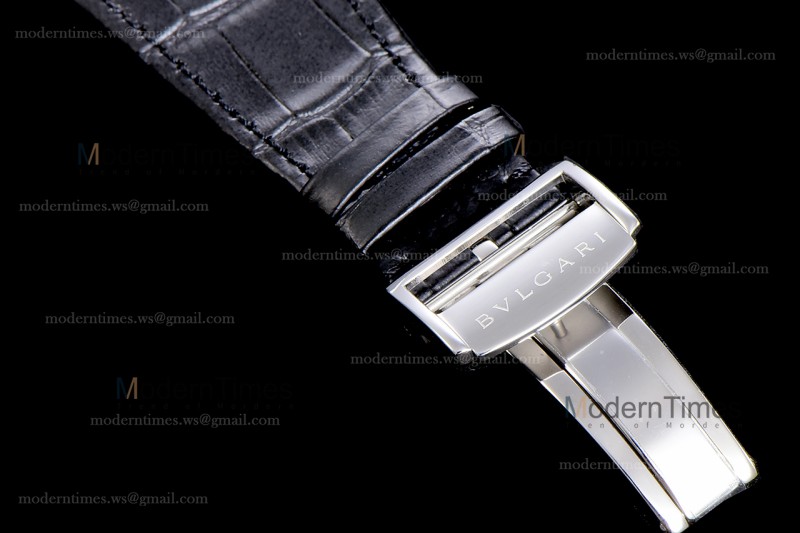Bvlgari OCTO Series SS/LE Blk/Gre BVF Automatic 102429 BGO38C3SLD