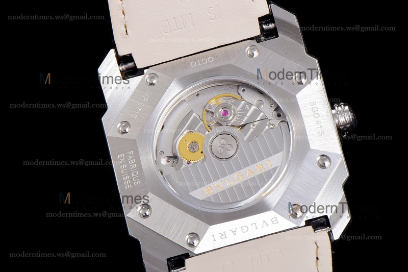 Bvlgari OCTO Series SS/LE Blk/Gre BVF Automatic 102429 BGO38C3SLD