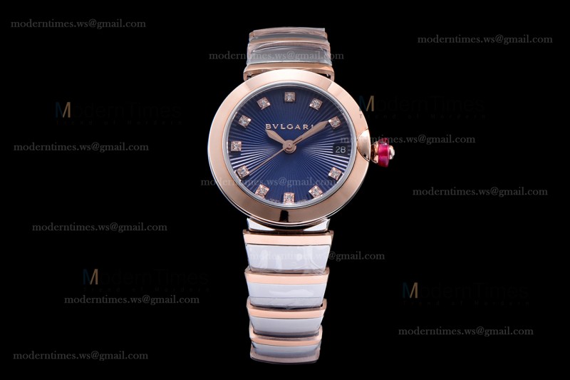 Bvlgari LVCEA Series RG/RG TT Blu BVF Automatic/Quartz 102197 LU33C6SSPGD