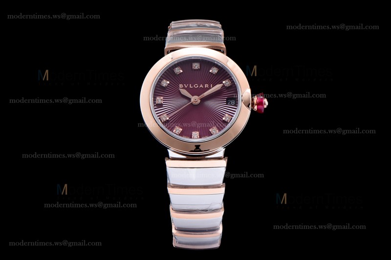 Bvlgari LVCEA Series RG/RG TT Red BVF Automatic/Quartz 102197 LU33C6SSPGD