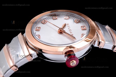 Bvlgari LVCEA Series RG/RG TT Wht BVF Automatic/Quartz 102197 LU33C6SSPGD