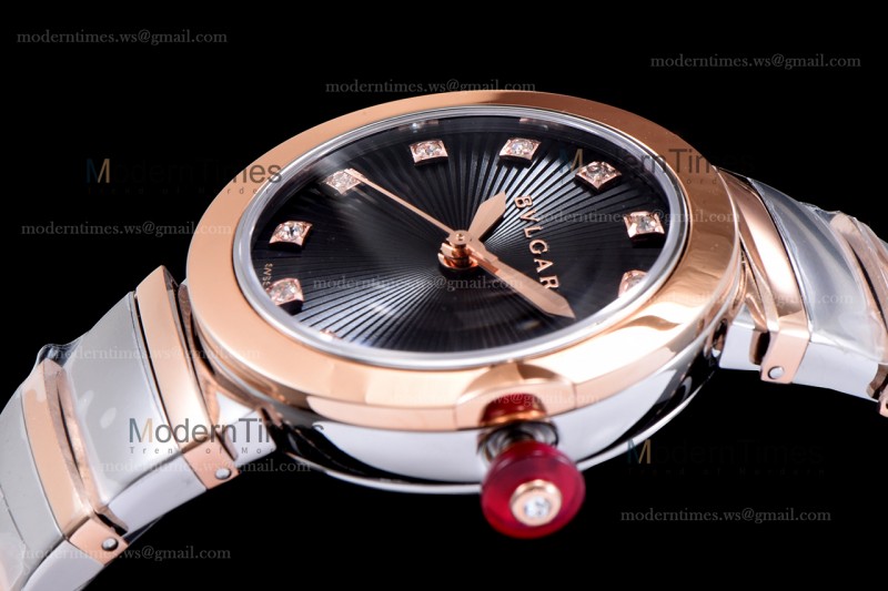 Bvlgari LVCEA Series RG/RG TT Blk BVF Automatic/Quartz 102197 LU33C6SSPGD