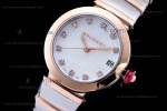 Bvlgari LVCEA Series RG/RG TT Wht BVF Automatic/Quartz 102197 LU33C6SSPGD