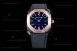 Bvlgari OCTO Series RG/RU Blk/Blk JIF PVD Quartz 102485 BGO41BBSPGVD