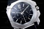 Bvlgari OCTO Series SS/RU Blk/Blk JIF Quartz 102103 BGO41BSLDCH