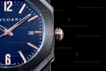 Bvlgari OCTO Series PVD/RU Blk/Blk JIF Quartz 102581 BGO41BBSVD
